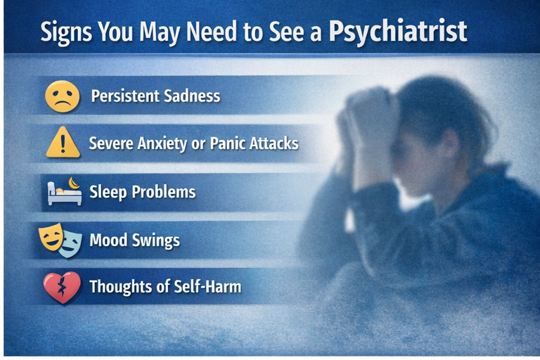 Signs you need to see a psychiatrist